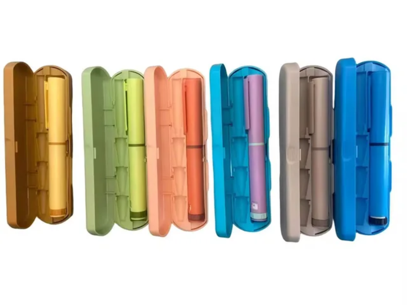 Orange Reusable Peptide Pen & Case